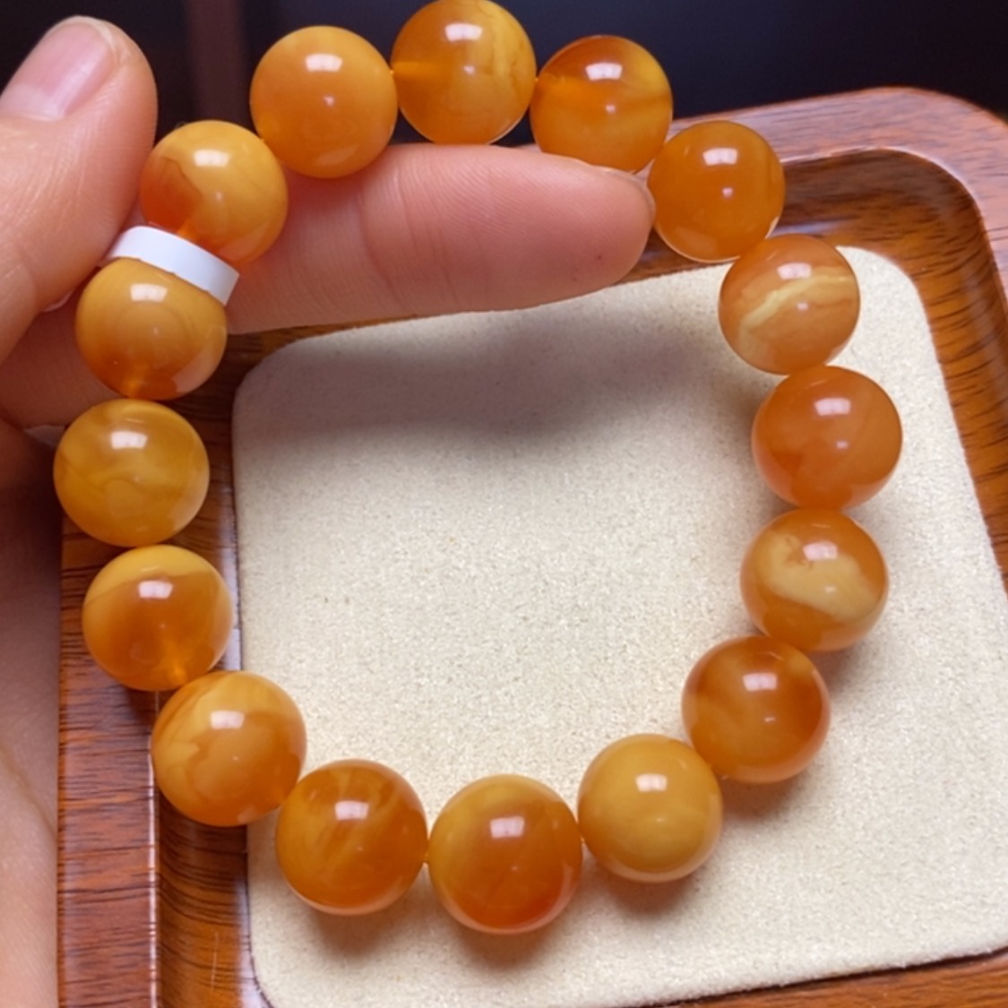 【闪购商品】蜜蜡手链未镶嵌手串