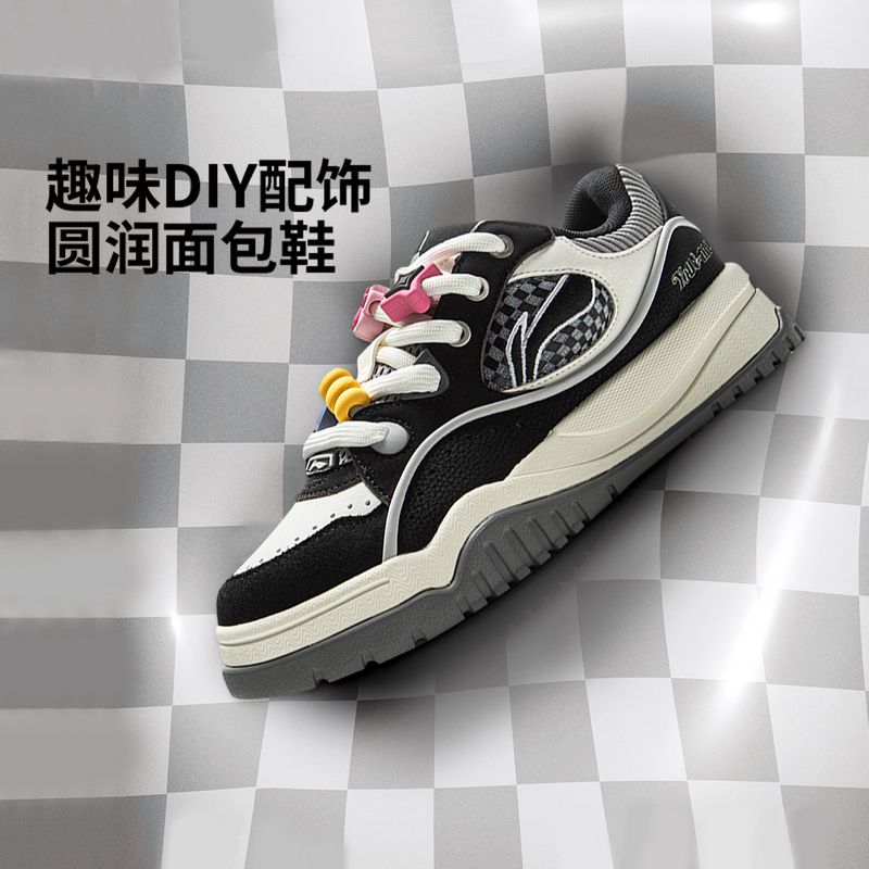 李宁女鞋英雄联盟You&me联名系列悠米布欧女子休闲鞋AGCV060鞋子
