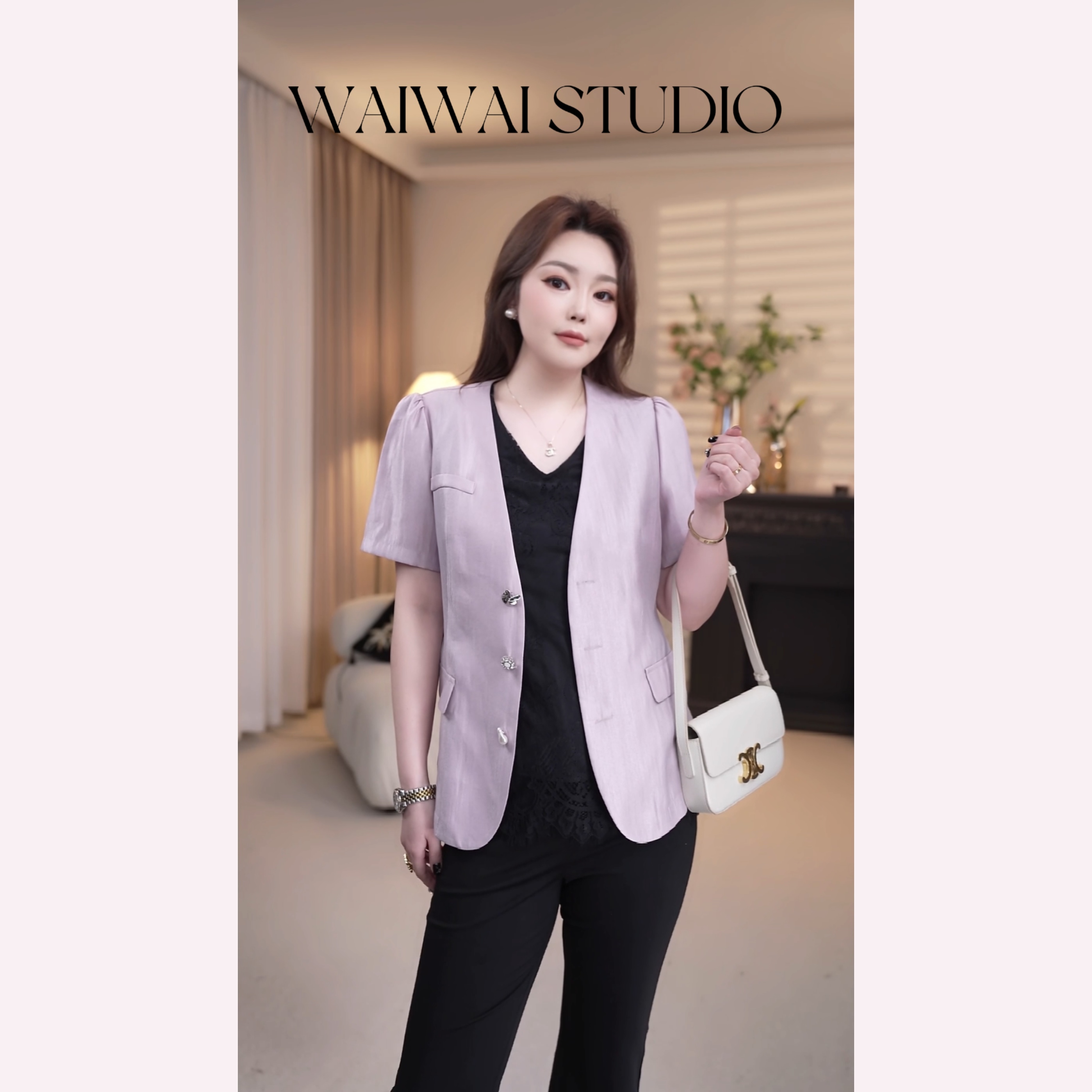 【雾衫】显瘦精致琉璃光百搭小外套 X52S318