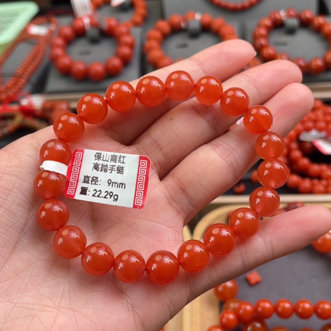 简***生未镶嵌手串南红玛瑙