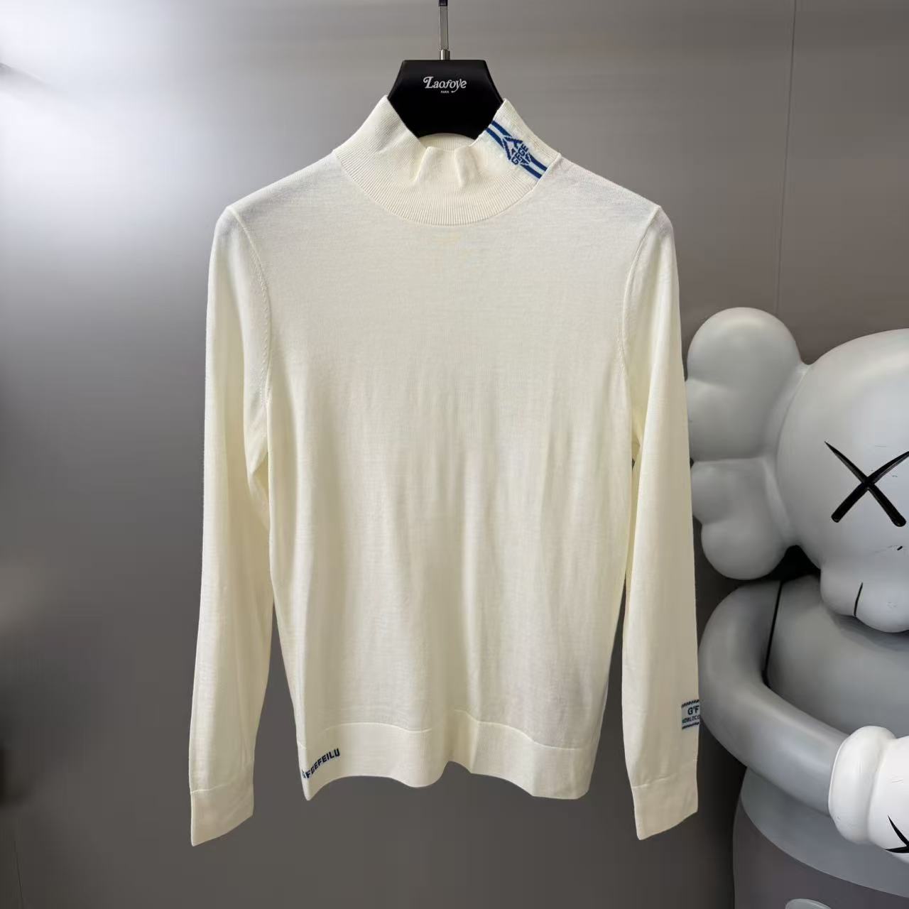 【VanJazny】QC新款高端男士潮流时尚简约百搭休闲羊毛衫GFA-95216