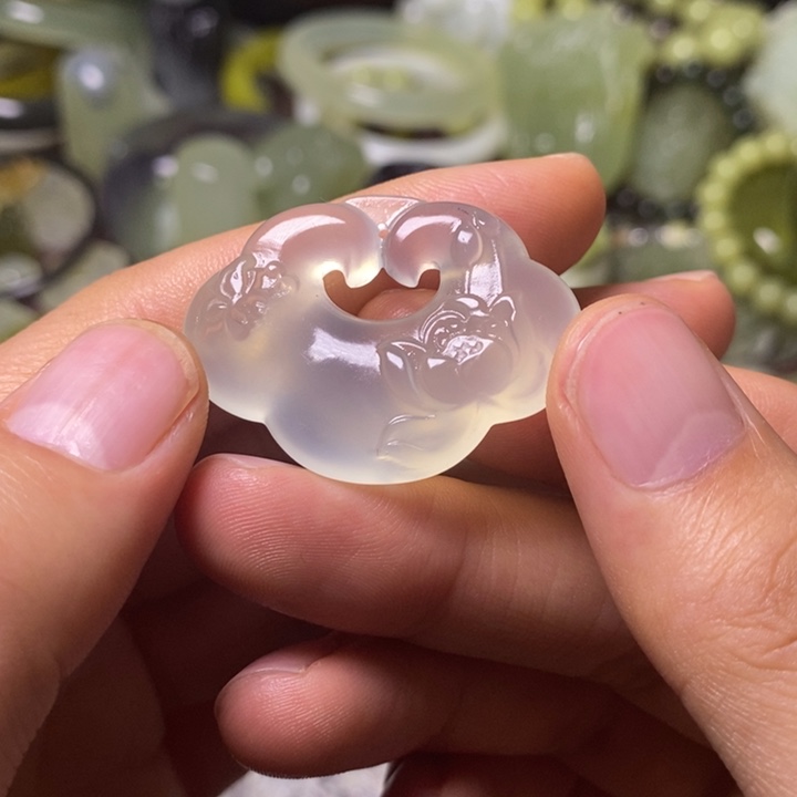 岫玉天然岫玉挂件未镶嵌