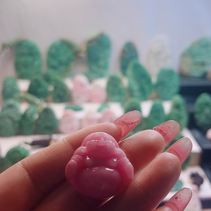 未镶嵌独山玉手链茉*