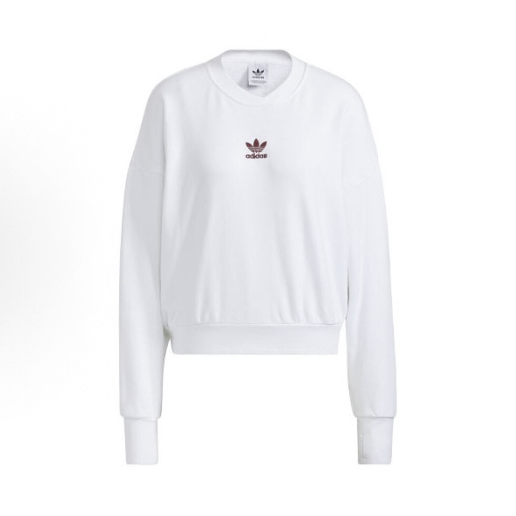 adidas originals 三叶草CNY Sweat Crew套头休闲卫衣女款HD0343