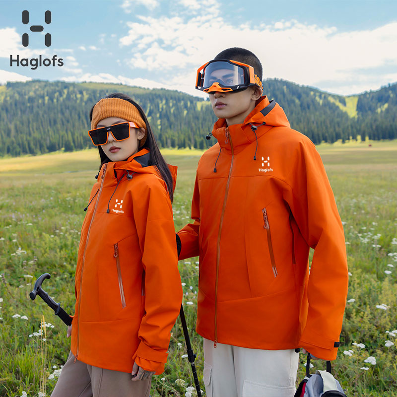 HOGLOFS火柴棍三合一冲锋衣定制男女同款轻量硬壳防水保暖户外