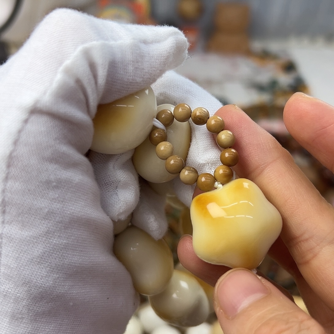吊坠菩提根/象牙果牙果库克炭烤星星跑环