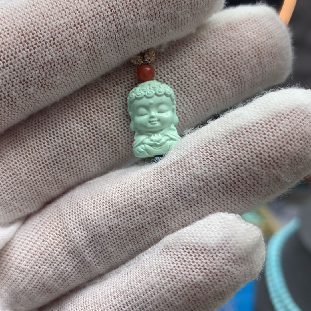 绿松石挂件未镶嵌