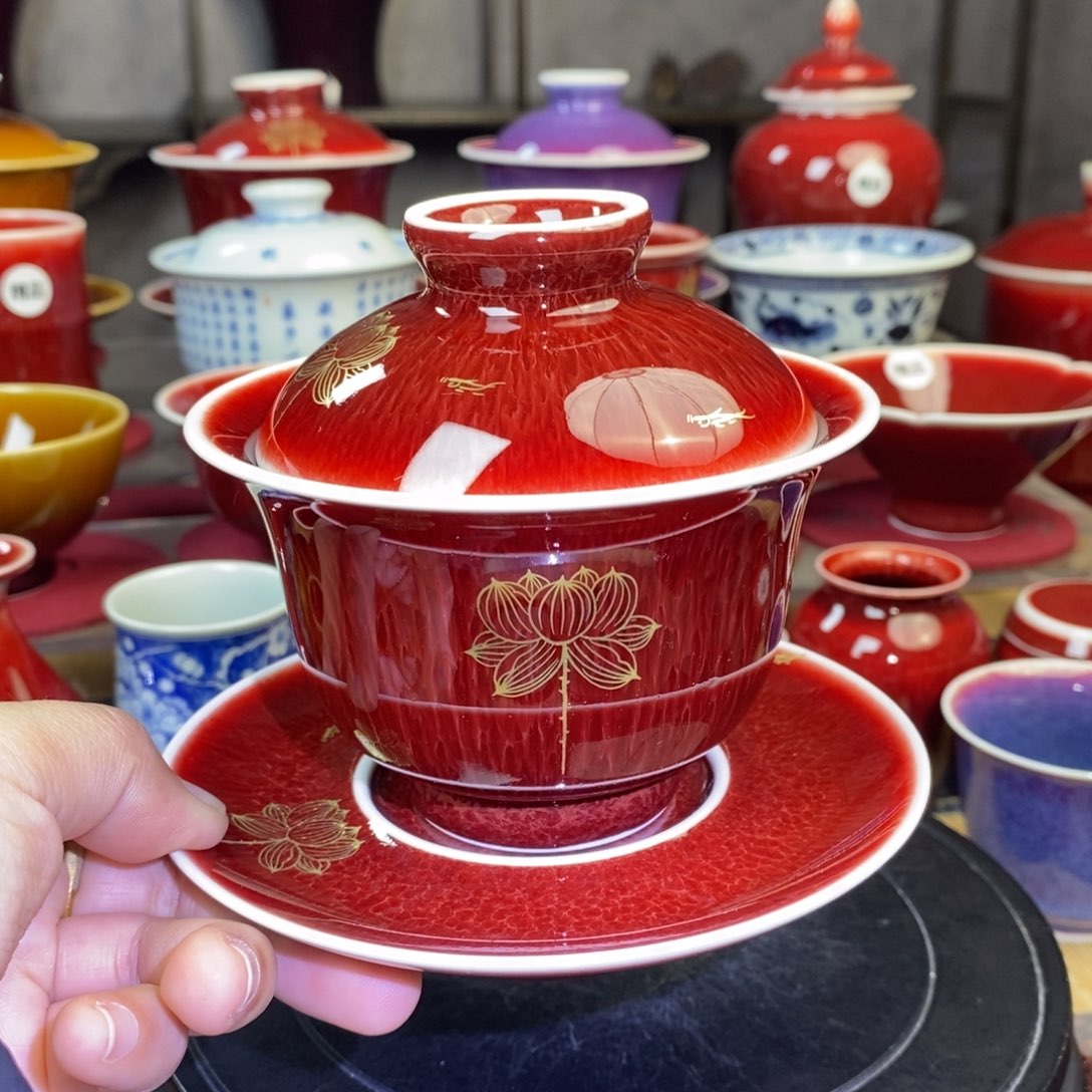 【闪购商品】景德镇名陶坊原矿郎红