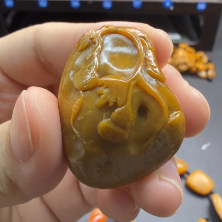 田黄石田黄石挂件