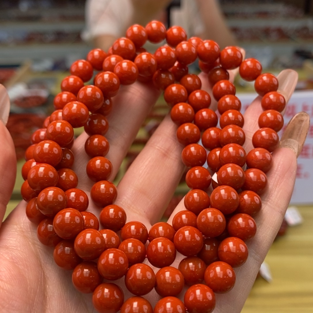 南红玛瑙手链多圈8多样性发货未镶嵌