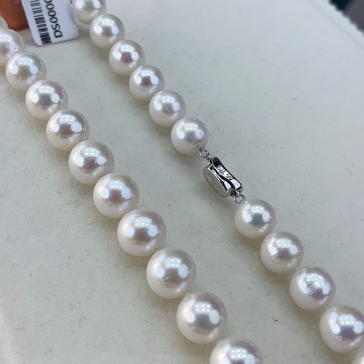 淡水珍珠颈饰银S925镶嵌➕11-12高品极光炫彩