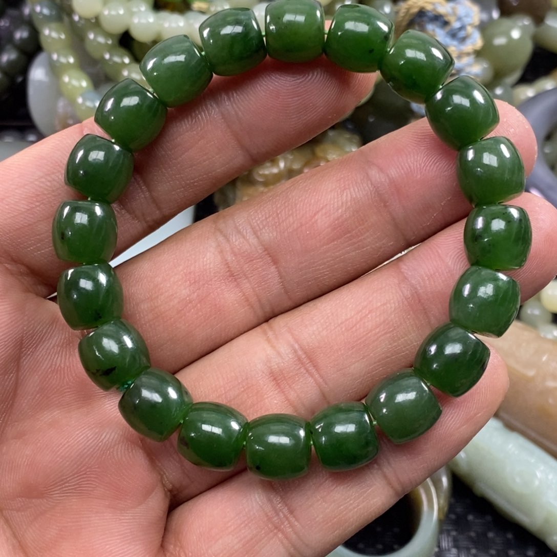 和田玉手链未镶嵌