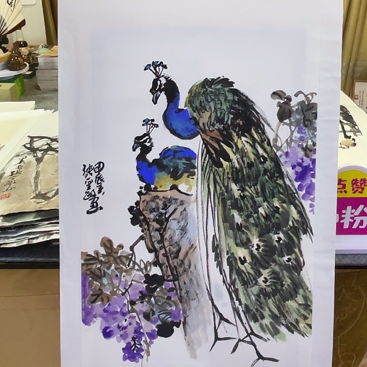 国画张圣敏先生纯手绘作品
