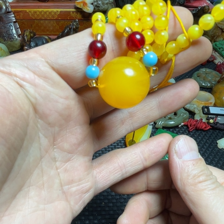 滴血莲花菩提把件