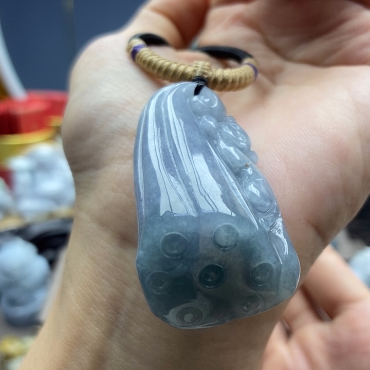 翡翠未镶嵌颈饰吊坠33