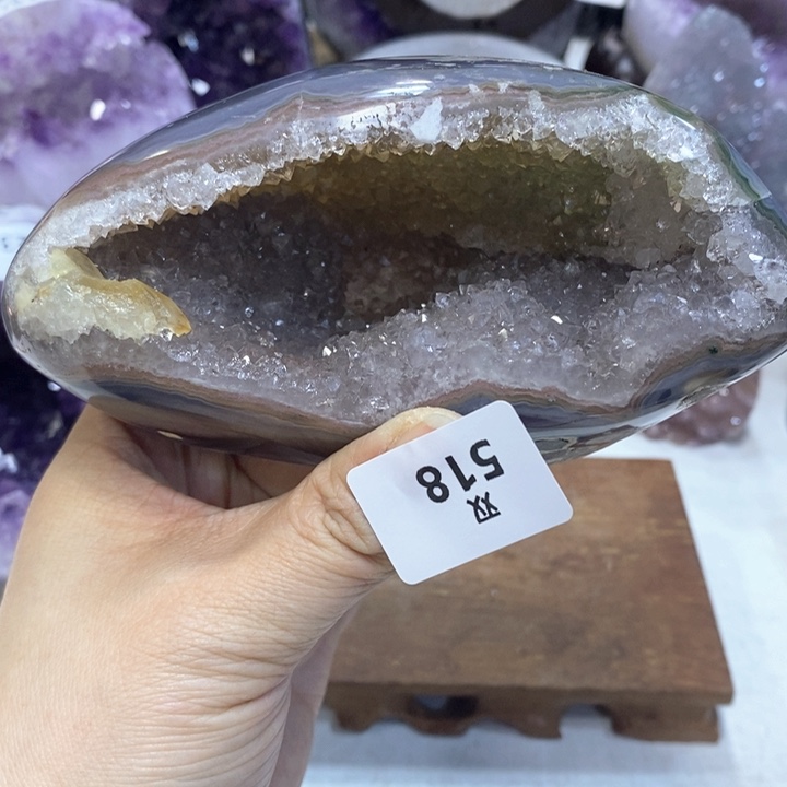 水晶大型摆件（非配饰）未镶嵌方解石