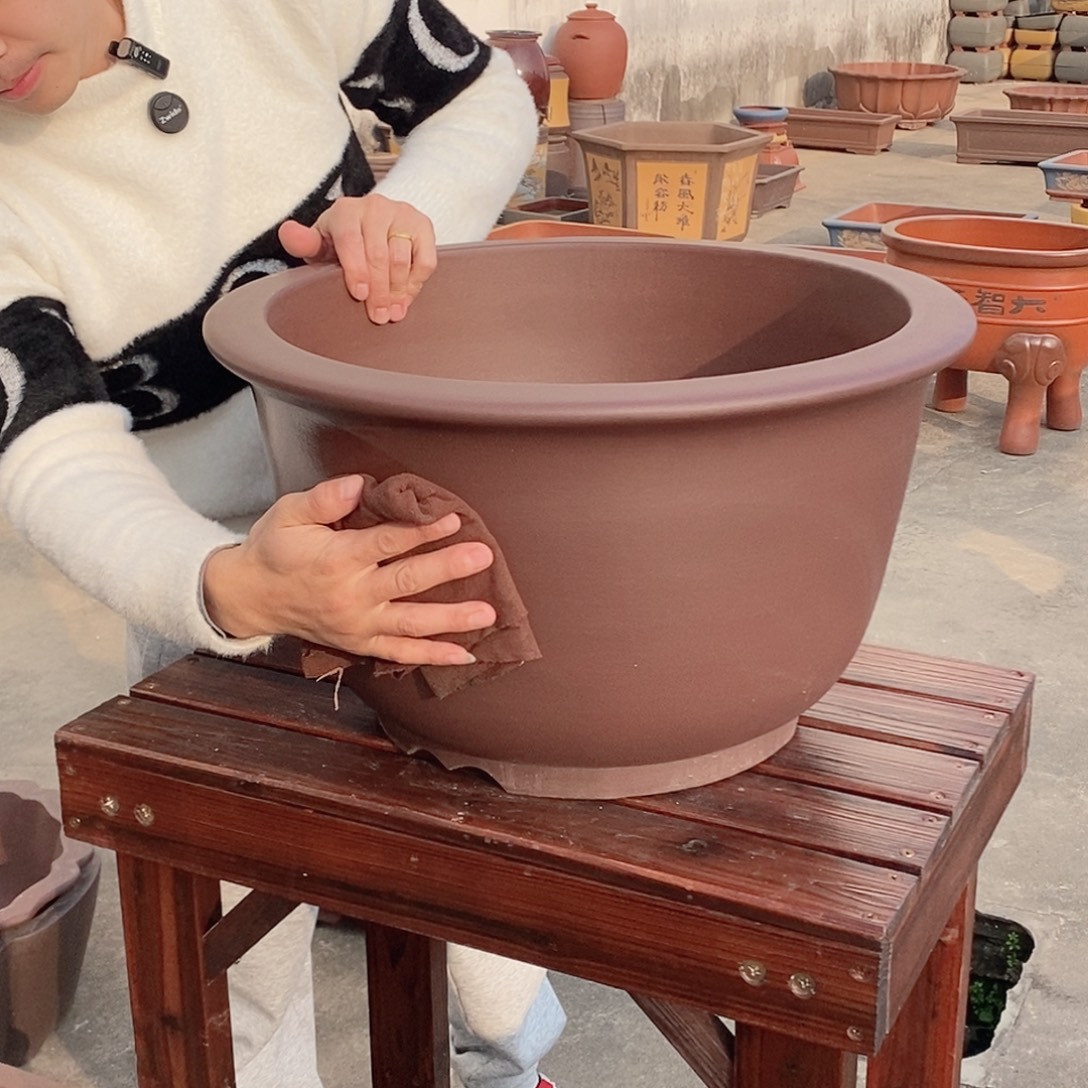 紫砂花盆紫砂花盆