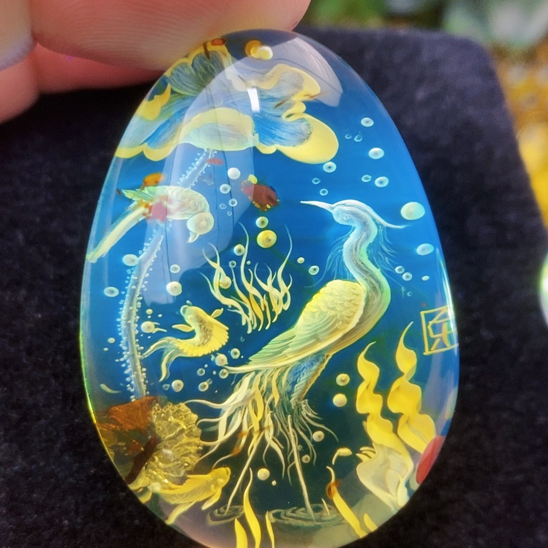 【闪购商品】琥珀（花珀）吊坠(不含链)未镶嵌