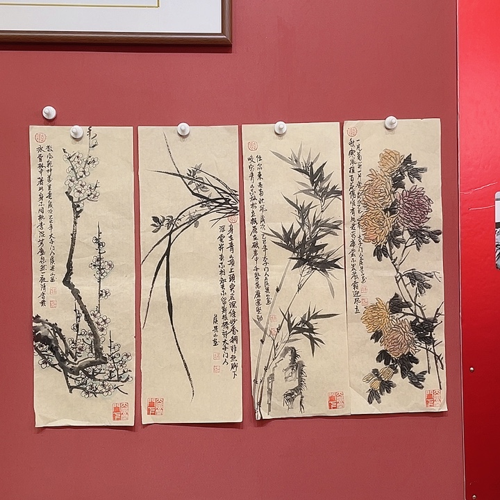 国画侯老师手绘作品