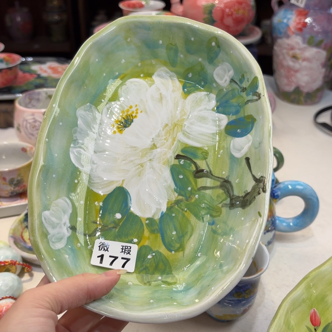 景德镇手绘高温釉下彩陶瓷茶具