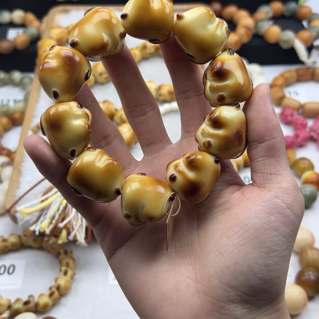 白玉菩提吊坠萝**9微瑕