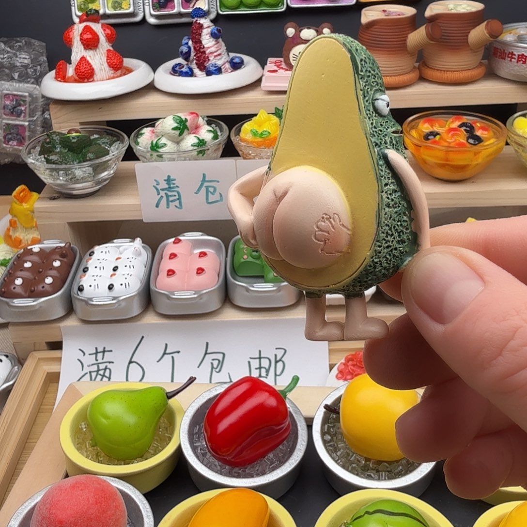 合成树脂食玩冰箱贴 凭开箱视频售后