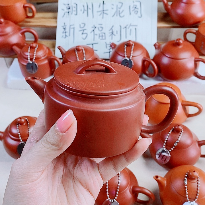 潮州朱泥壶大汉瓦180 微瑕