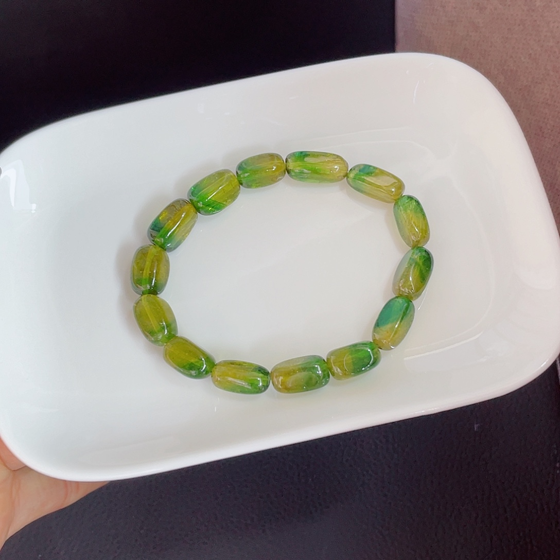 碧玺未镶嵌手链碧玺手链