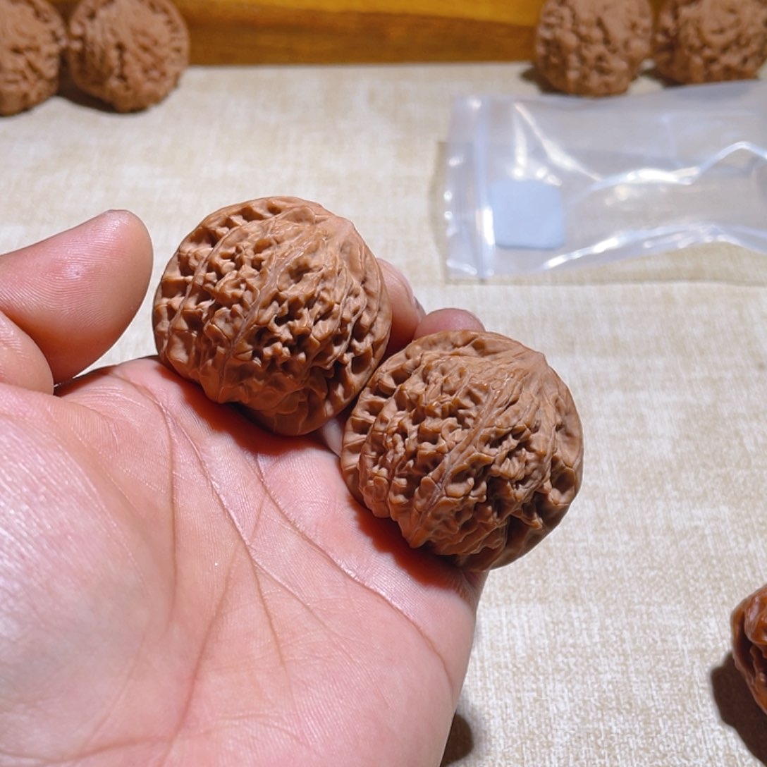 把件文玩核桃七*山一代望月上手把玩不退