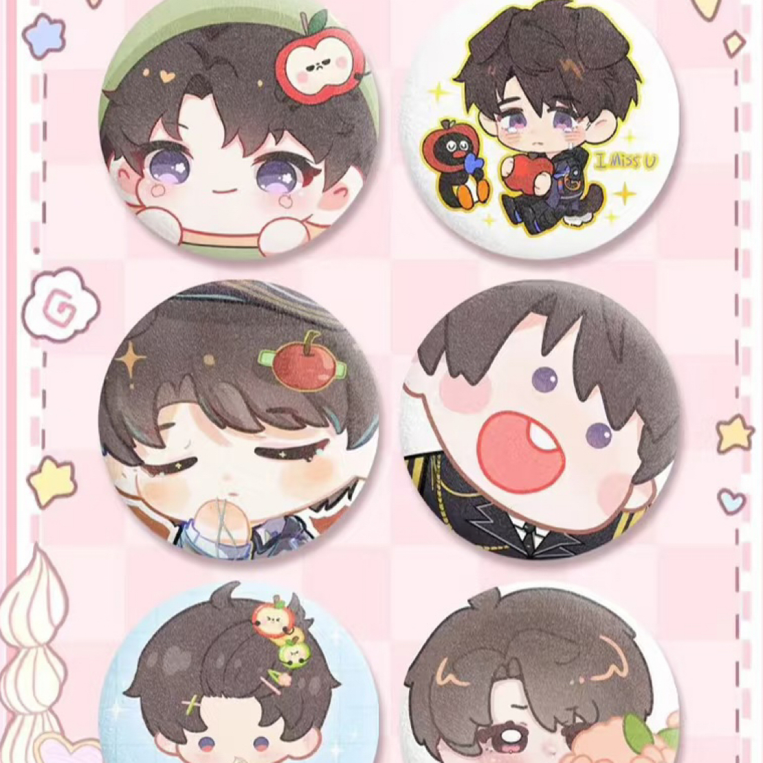 蛋挞拆卡/【泡泡贩卖机·恋与深空毛绒吧唧】全宇宙萌力！