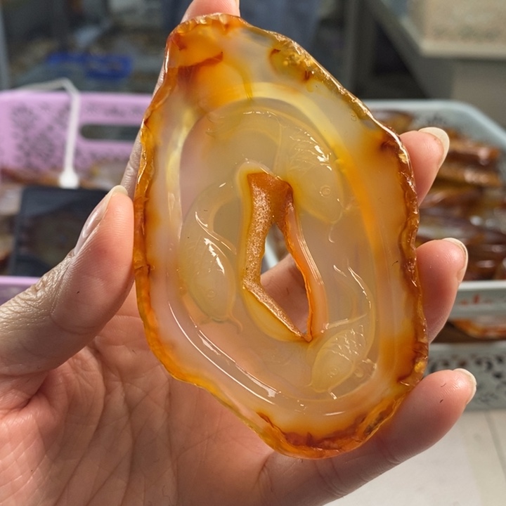 玛瑙/玉髓吊坠(不含链)未镶嵌