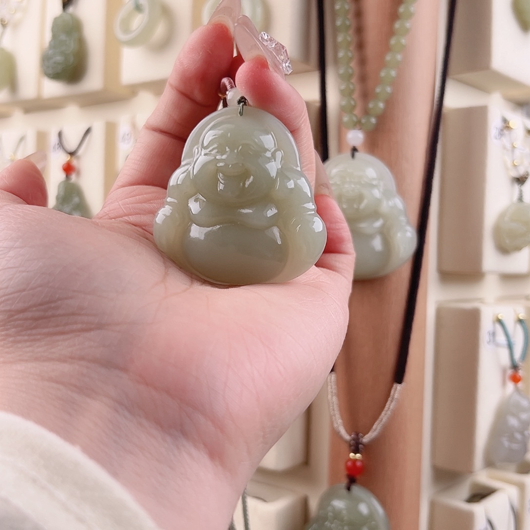 和田玉吊坠(不含链)未镶嵌甄*