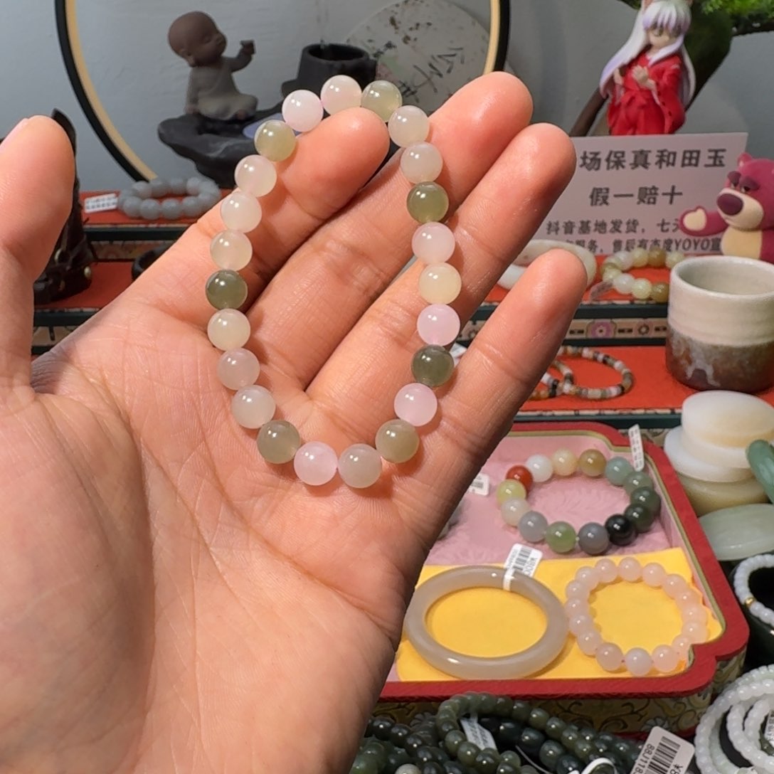 和田玉手串未镶嵌