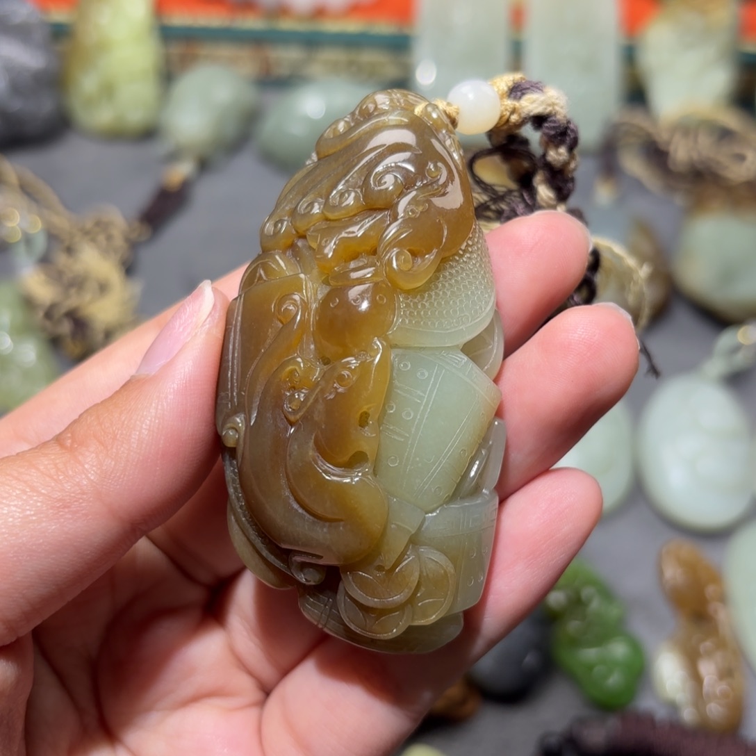 和田玉把件未镶嵌