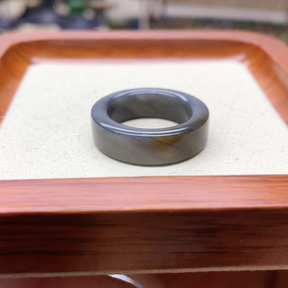 和田玉戒指未镶嵌?*?楼兰直切港22