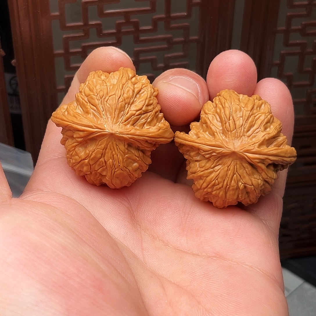 文玩核桃把件40尺全品磨盘