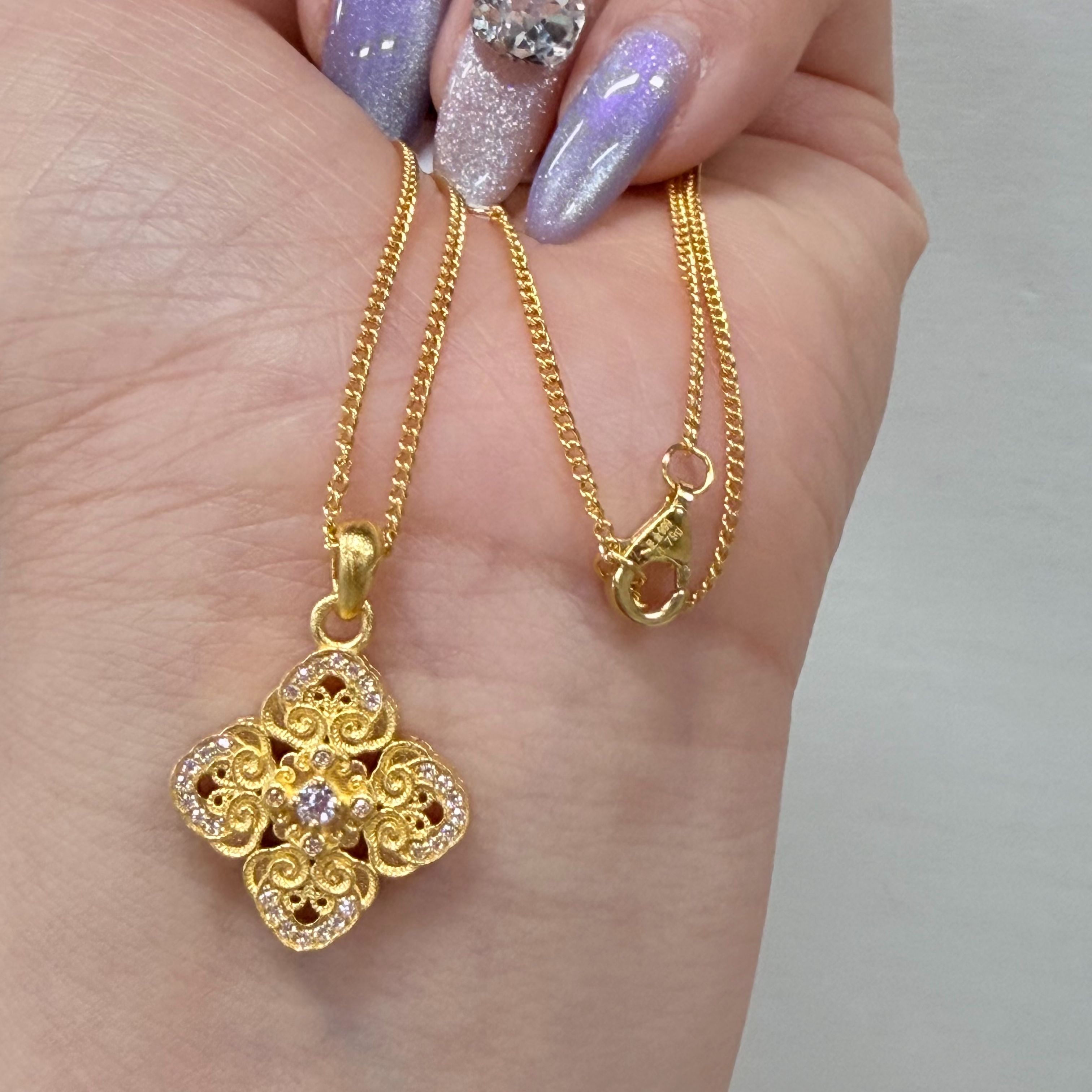 【金项链】四合如意套链5G足金999轻奢古法时尚百搭零附加