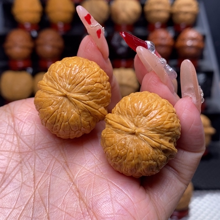 文玩核桃把件小金豆35号29尺