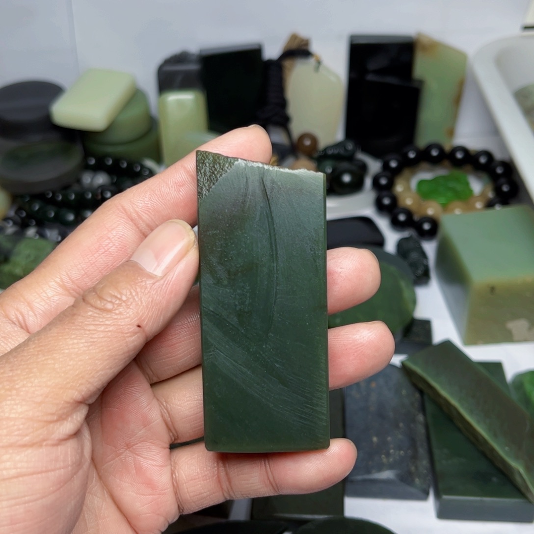 和田玉珠宝半成品未镶嵌注**城