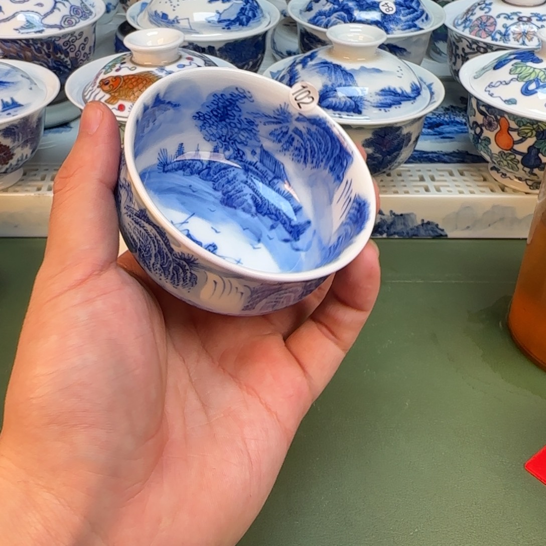 彦祖纯手工手绘茶具102