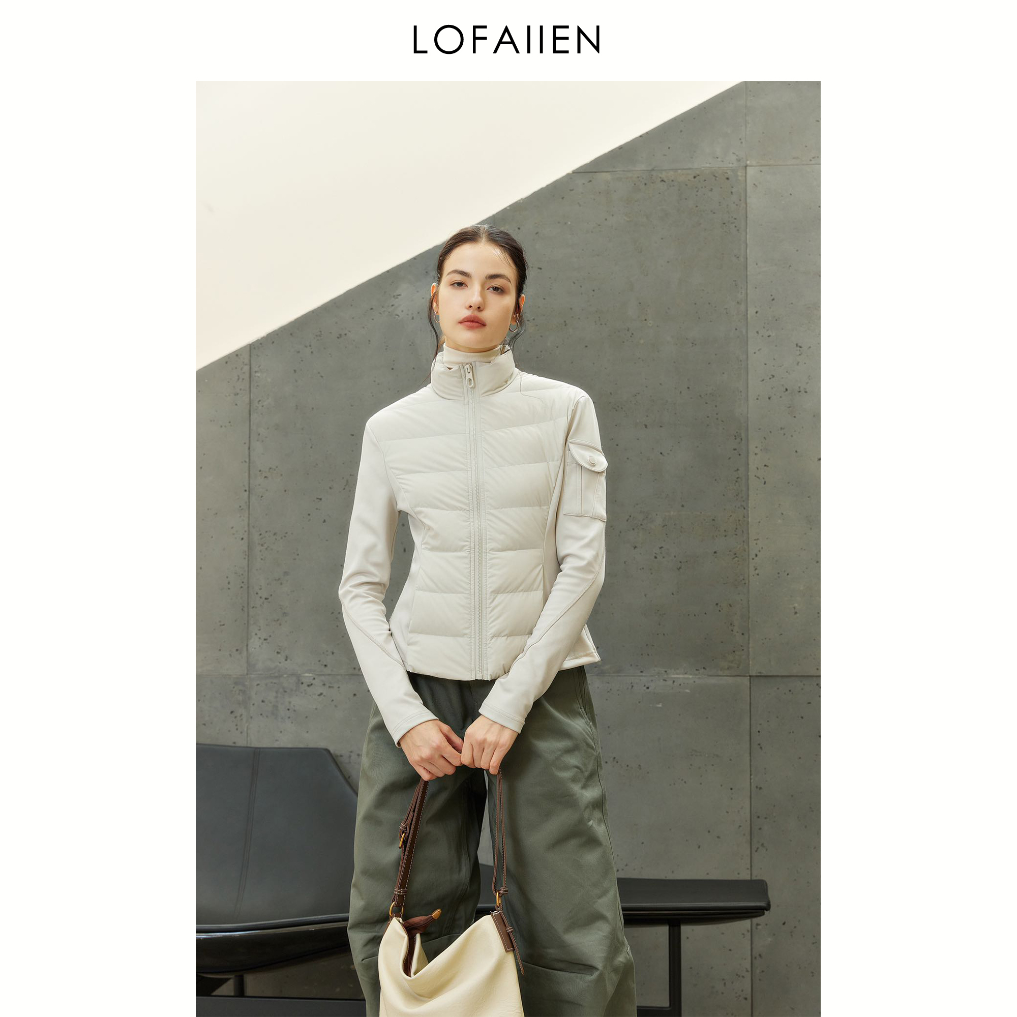 LOFAIIEN/洛梵怡HS"元来"冬季休闲轻户外瑜伽运动轻薄羽绒服