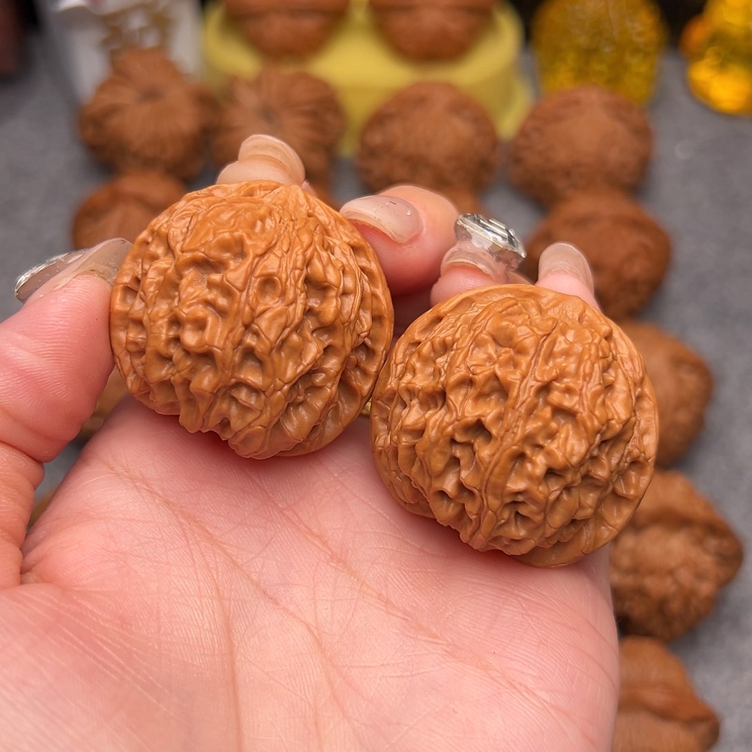 把件文玩核桃精品苹果园37尺寸