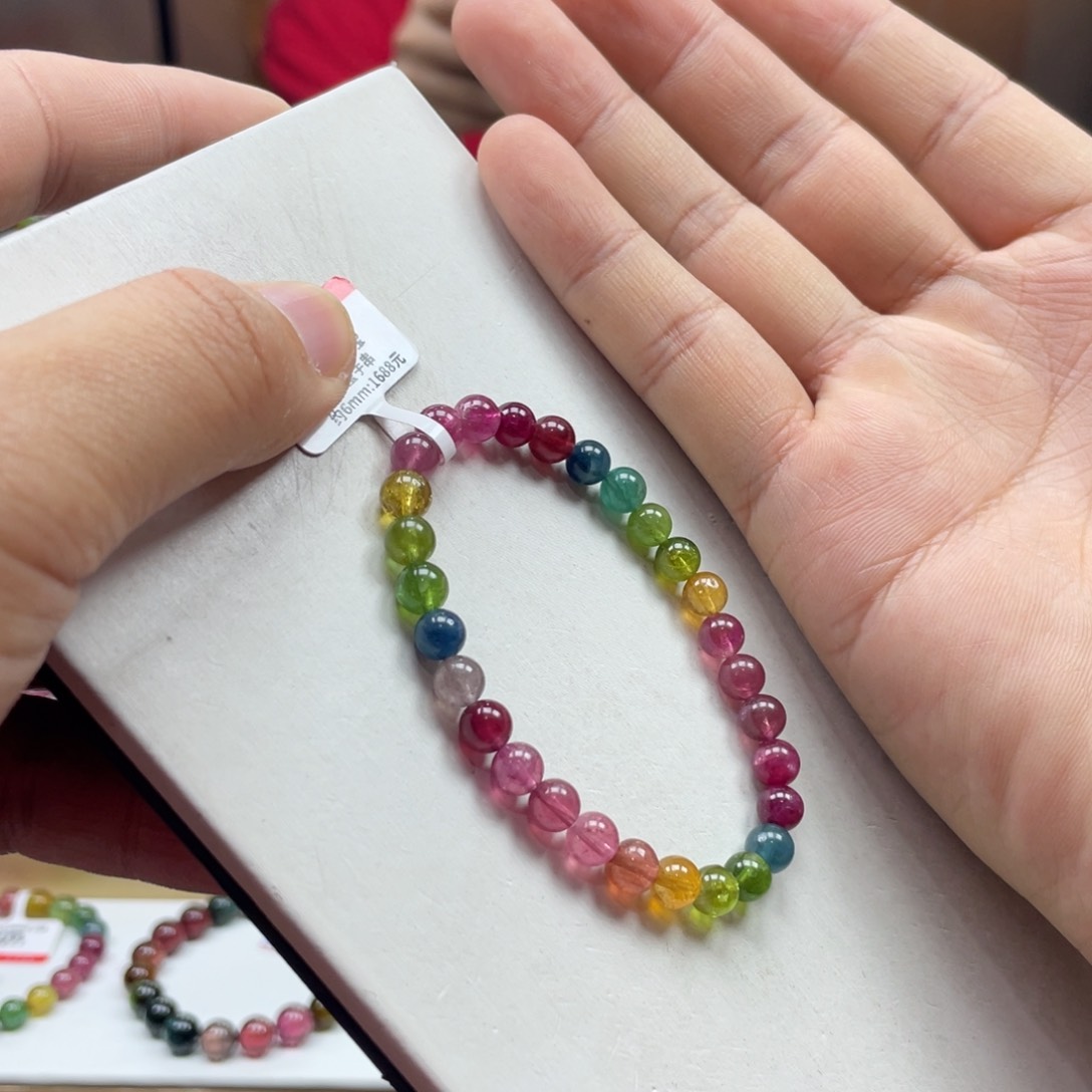 碧玺手串未镶嵌6mm.mmmmmmmmmmmm