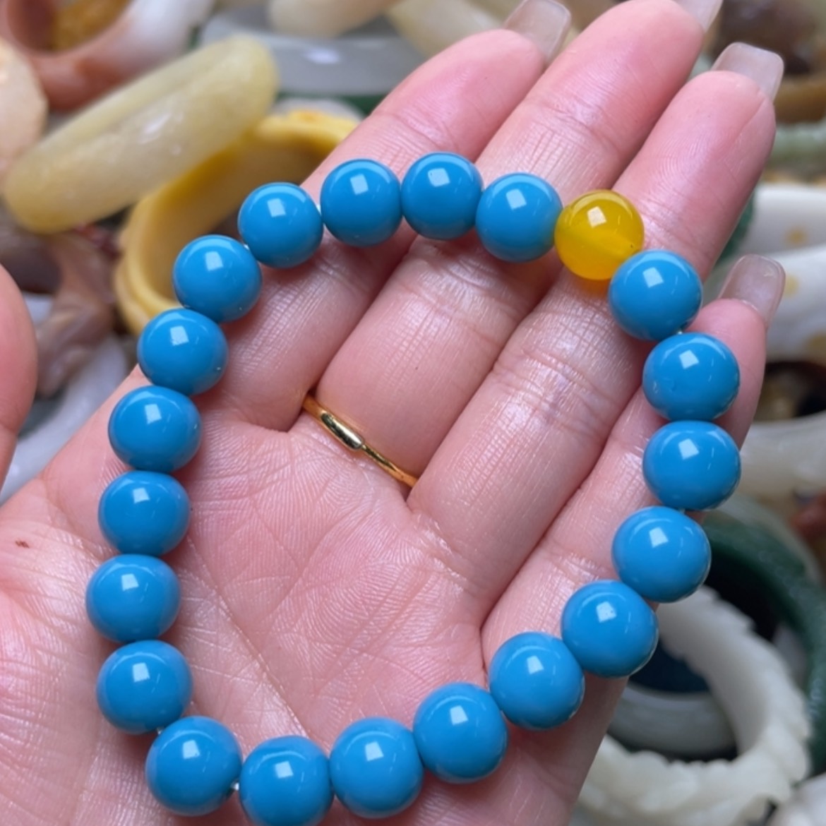 【闪购商品】石英质玉手镯（圆镯）未镶嵌