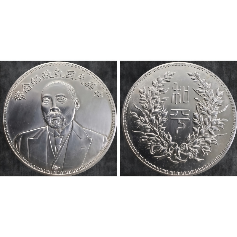 925银银制品 军阀系列银含量％92，直径：39.8mm,中国工艺品