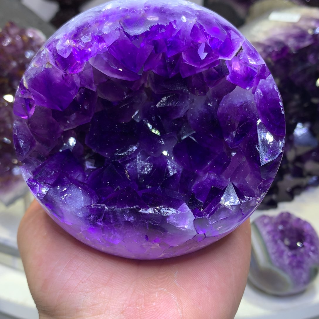 未镶嵌珠宝半成品紫晶用****8紫晶