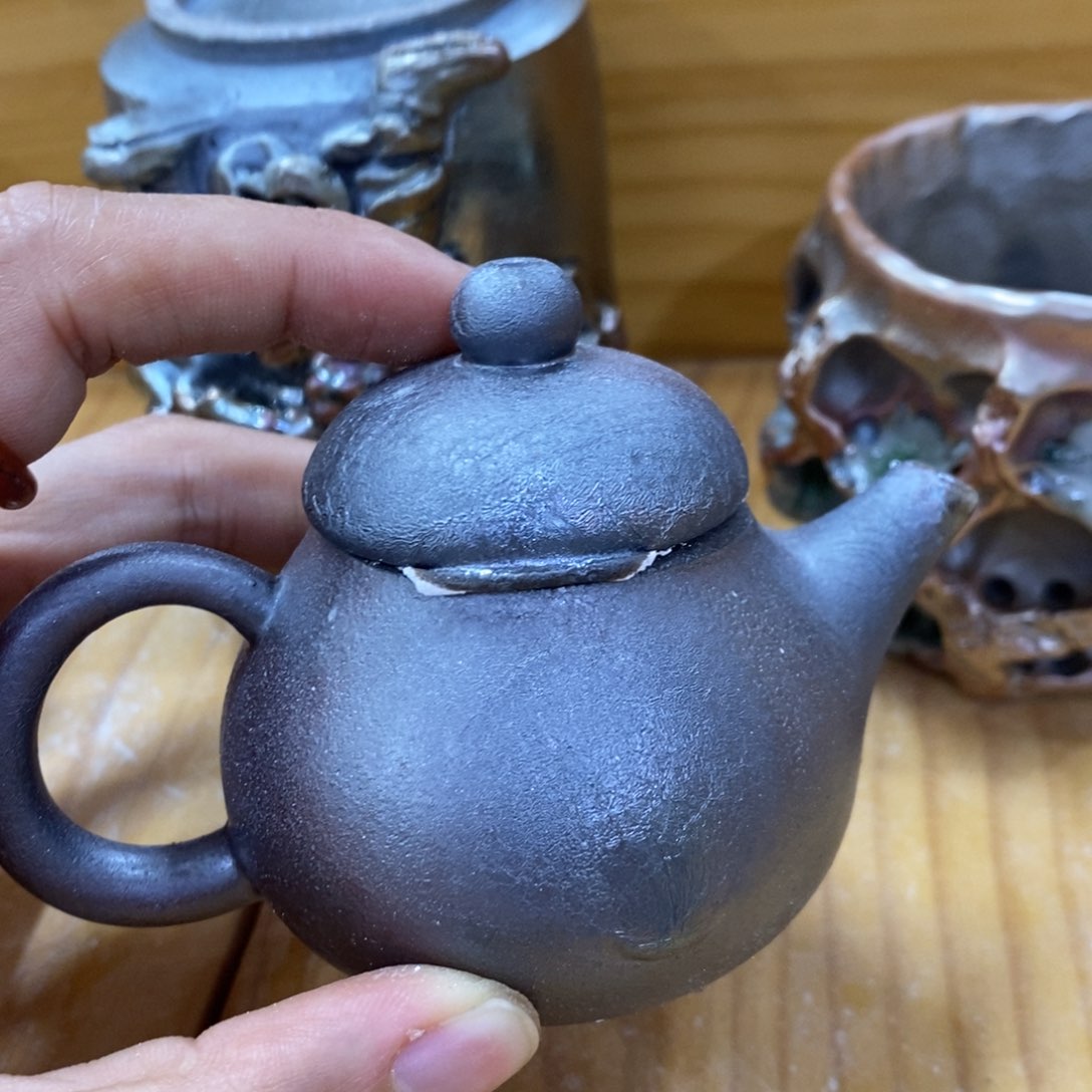 陶园柴烧，精品高货V76瑕