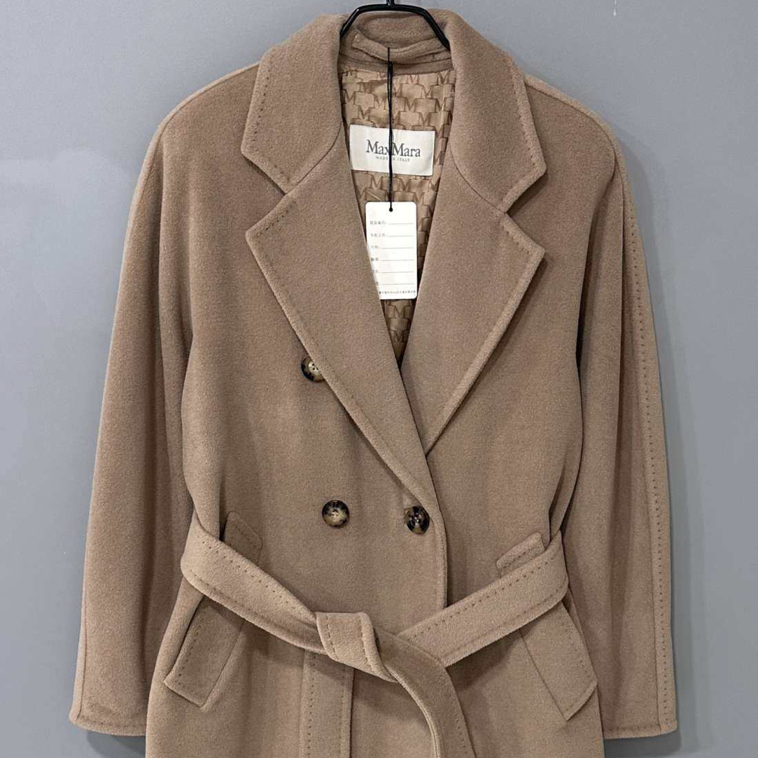 99新 MaxMara 驼色101801大衣/36码/45633