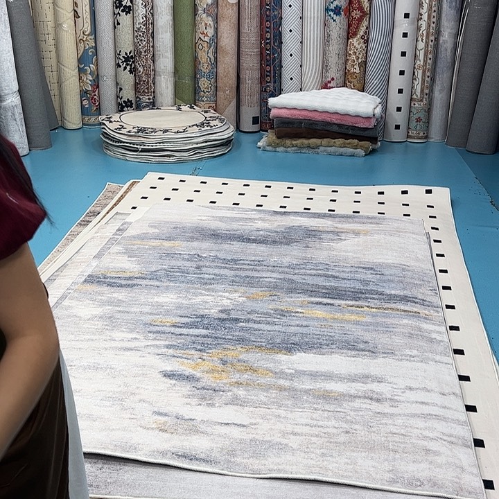 混纺160×230精编细砂棉布底仿羊绒微瑕误差正负1-3厘米