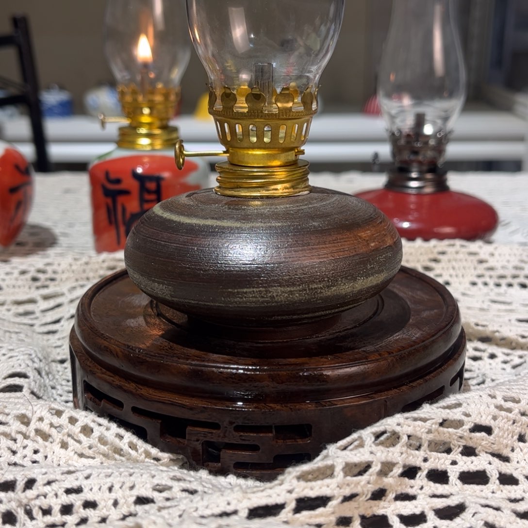 摆件景德镇陶瓷香薰灯